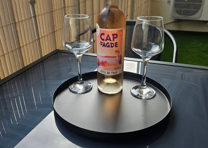 Appartamento Chic Climatisé Avec Vue Et Piscine à 100m Du Môle